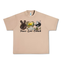 Burro peace love ostrich Urban Heavy Tee - LillyAllenDesigns