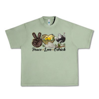 Oil Green peace love ostrich Urban Heavy Tee - LillyAllenDesigns
