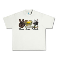Pistachio peace love ostrich Urban Heavy Tee - LillyAllenDesigns