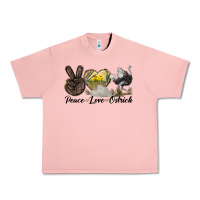 Salmon peace love ostrich Urban Heavy Tee - LillyAllenDesigns