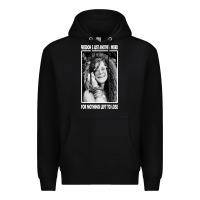 Black vintage janis arts joplin Premium Hoodie - artisFamous