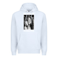 White vintage janis arts joplin Premium Hoodie - artisFamous