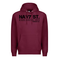 Burgundy navy street kingdom mma mixed martial arts Premium Hoodie - artisFamous