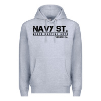 Heather Grey navy street kingdom mma mixed martial arts Premium Hoodie - artisFamous