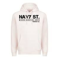 Pale Pink navy street kingdom mma mixed martial arts Premium Hoodie - artisFamous