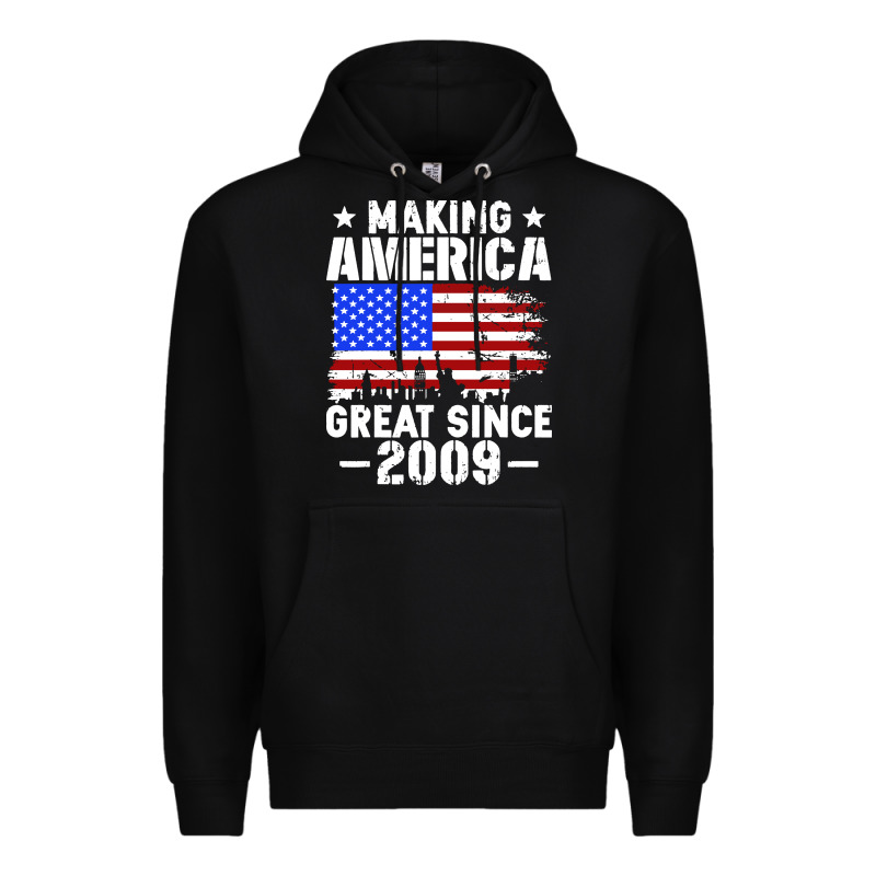 Vintage Making America Great Since 2009 Premium Hoodie by artisFamous | Teevron