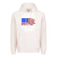 Pale Pink vintage making america great since 2009 Premium Hoodie - artisFamous