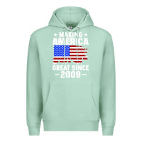 Seafoam vintage making america great since 2009 Premium Hoodie - artisFamous