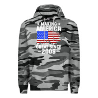 Slate Camo vintage making america great since 2009 Premium Hoodie - artisFamous