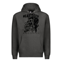 Charcoal Heather Beartooth Premium Hoodie - artisFamous