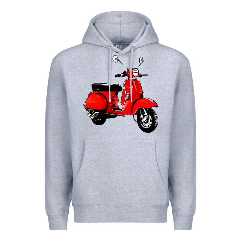 Classic Italian Vespa Scooter Premium Hoodie by artisFamous | Teevron