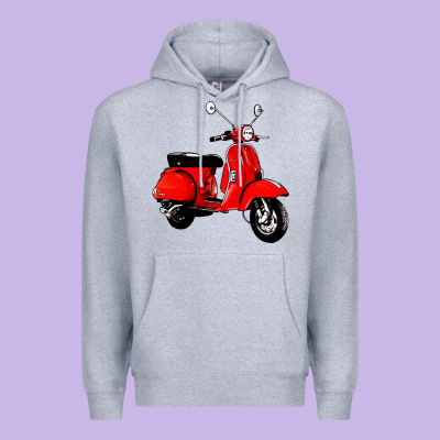 Classic Italian Vespa Scooter Premium Hoodie Designed By Artisfamous
