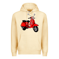 Pina Colada classic italian vespa scooter Premium Hoodie - artisFamous