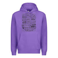 Purple schitt's creek fold in the cheese Premium Hoodie - artisFamous