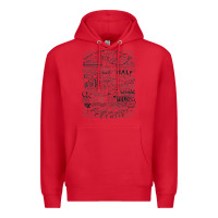 Red schitt's creek fold in the cheese Premium Hoodie - artisFamous
