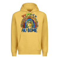 Antique Gold different is ausome Premium Hoodie - BarkalooDesign