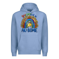 Colony Blue different is ausome Premium Hoodie - BarkalooDesign