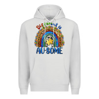 Dove Grey different is ausome Premium Hoodie - BarkalooDesign