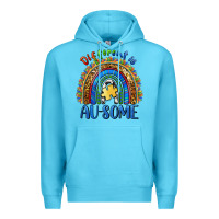 Ocean Blue different is ausome Premium Hoodie - BarkalooDesign