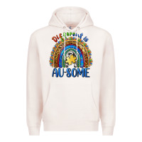 Pale Pink different is ausome Premium Hoodie - BarkalooDesign