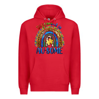 Red different is ausome Premium Hoodie - BarkalooDesign