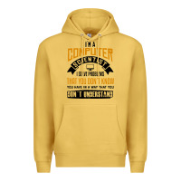 Antique Gold computer scientist programmer Premium Hoodie - artisFamous