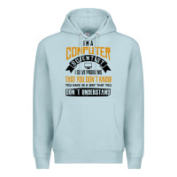 Blue Mist computer scientist programmer Premium Hoodie - artisFamous