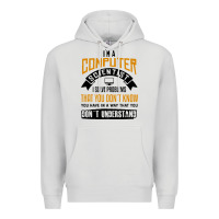 Dove Grey computer scientist programmer Premium Hoodie - artisFamous