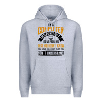 Heather Grey computer scientist programmer Premium Hoodie - artisFamous