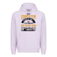 Lilac computer scientist programmer Premium Hoodie - artisFamous