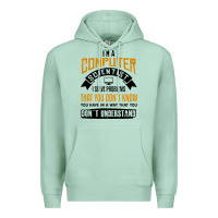 Seafoam computer scientist programmer Premium Hoodie - artisFamous