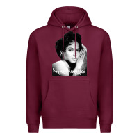 Burgundy dorothy dandridge Premium Hoodie - artisFamous