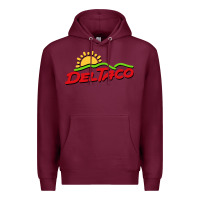 Burgundy del taco Premium Hoodie - artisFamous