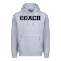 Heather Grey coach Premium Hoodie - artisFamous