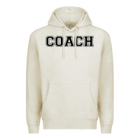 Oatmeal Heather coach Premium Hoodie - artisFamous