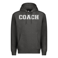 Charcoal Heather coach Premium Hoodie - artisFamous