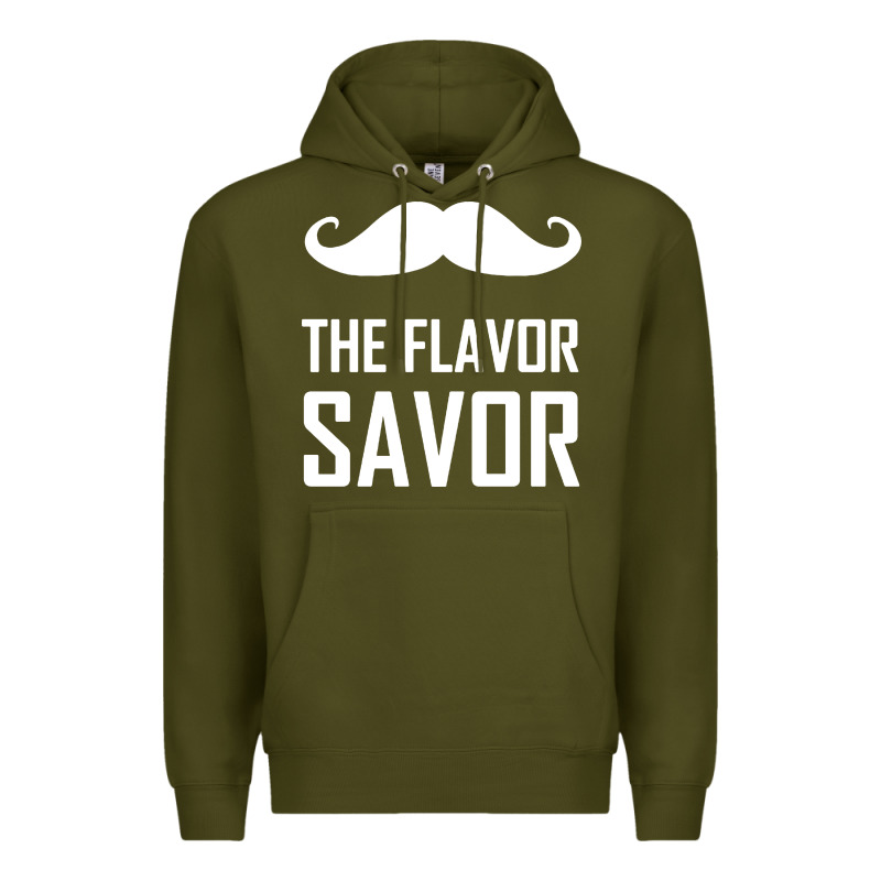 Mustache The Flavor Savor Premium Hoodie by artisFamous | Teevron