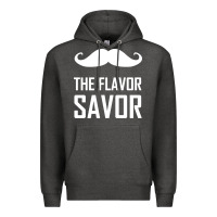 Charcoal Heather mustache the flavor savor Premium Hoodie - artisFamous