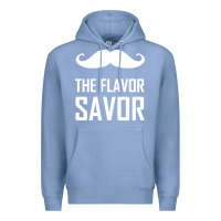 Colony Blue mustache the flavor savor Premium Hoodie - artisFamous