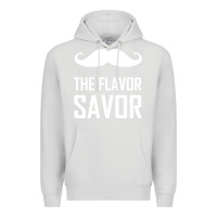 Dove Grey mustache the flavor savor Premium Hoodie - artisFamous