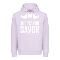 Lilac mustache the flavor savor Premium Hoodie - artisFamous