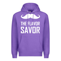 Purple mustache the flavor savor Premium Hoodie - artisFamous