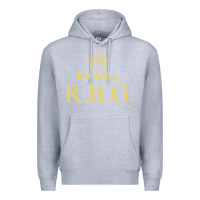 Heather Grey rbg ruth bader ginsburg Premium Hoodie - artisFamous