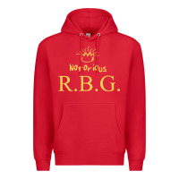 Red rbg ruth bader ginsburg Premium Hoodie - artisFamous