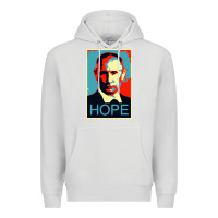 Dove Grey putin hope style Premium Hoodie - artisFamous