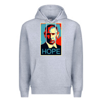 Heather Grey putin hope style Premium Hoodie - artisFamous