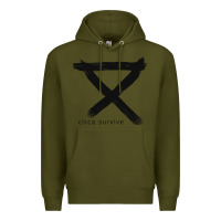 Army Green CIRCA SURVIVE Premium Hoodie - artisFamous