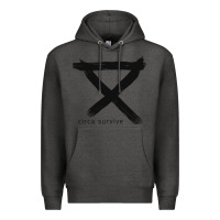 Charcoal Heather CIRCA SURVIVE Premium Hoodie - artisFamous