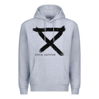 Heather Grey CIRCA SURVIVE Premium Hoodie - artisFamous