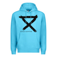 Ocean Blue CIRCA SURVIVE Premium Hoodie - artisFamous